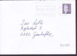 Denmark Slogan Flamme 'Esperanto' KØBENHAVN 2006 Cover Brief Lettre GENTOFTE 5.50 Kr. Margrethe II. Stamp - Storia Postale