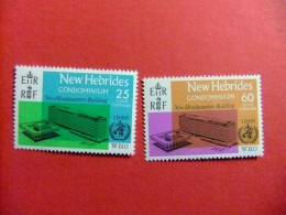 55 NEW HEBRIDES 1966 / ORGANIZACION DE LA SALUD OMS / YVERT 247 / 248 MNH - Unused Stamps