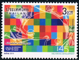 Thailand 2019. World Post Day - UPU  MNH** - Thailand