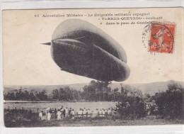 Aérostation Militaire - Le Dirigeable Militaire Espagnol "Torres-Quevedo" évoluant Dans Le Parc De Guadal........ - Airships