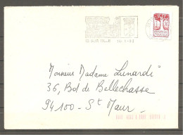 FRANCE 1992. Y&T N° 2772. Bicent. Proclamation - République " P. Alechinsky ", Sur Lettre. Oblitération Du 14-1-1993. TB - Storia Postale