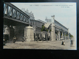 PARIS                         LE METROPOLITAIN              GARE DU BOULEVARD BARBES - Metropolitana, Stazioni