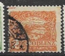 Koblenz Coblence  Used 1895 30 Euros - Private & Lokale Post