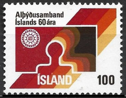 ISLANDIA 1976 - ICELAND - SINDICATOS OBREROS - YVERT 472** - Nuevos