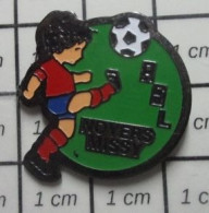 912C Pin's Pins / Beau Et Rare / THEME : SPORTS / FOOTBALL CLUB CALVADOS NOYERS MISSY - Fútbol