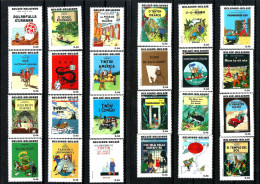 101.Thème "Tintin" (timbres Neufs**) - Bandes Dessinées