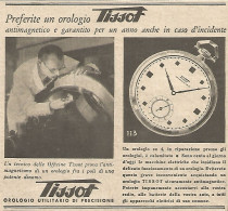 TISSOT Orologio Utilitario Di Precisione - Pubblicità Del 1934 - Advert - Werbung