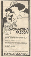 OVOMALTINA Fredda - Pubblicità Del 1934 - Vintage Advertising - Werbung