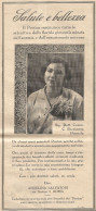 PROTON - Angelina Salvatori - Roma - Pubblicità Del 1931 - Vintage Advert - Pubblicitari