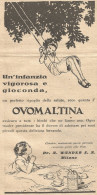 OVOMALTINA - Un'infanzia Vigorosa E... - Pubblicità Del 1931 - Vintage Ad - Pubblicitari