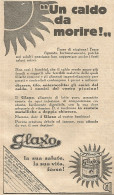 GLAXO - Un Caldo Da Morire!... - Pubblicità Del 1931 - Vintage Advertising - Pubblicitari