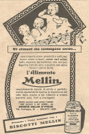 Alimento MELLIN - Biscotti MELLIN - Pubblicità Del 1931 - Vintage Advert - Pubblicitari