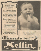 Alimento MELLIN - Ugo Ratti Di 9 Mesi - Pubblicità Del 1931 - Vintage Ad - Werbung