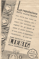 Estratto Di Carne LIEBIG - La Reputazione Della... - Pubblicità Del 1931 - Werbung