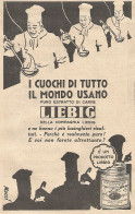 Estratto Di Carne LIEBIG - I Cuochi Di Tutto... - Pubblicità Del 1931 - Ad - Werbung