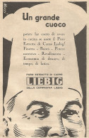 Estratto Di Carne LIEBIG - Un Grande Cuoco... - Pubblicità Del 1931 - Ad - Werbung