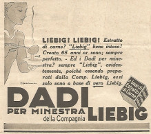 Dadi LIEBIG - Liebig! Liebig! - Pubblicità Del 1931 - Vintage Advertising - Werbung