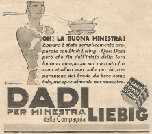 Dadi LIEBIG - Oh! La Buona Minestra! - Pubblicità Del 1931 - Vintage Ad - Advertising