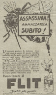 FLIT - Assassina! Ammazzatela Subito! - Pubblicità Del 1931 - Vintage Ad - Advertising