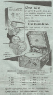 Grafofono COLUMBIA - Buono Da Lire 1 - Pubblicità Del 1931 - Vintage Ad - Werbung