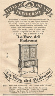 La Voce Del Padrone - Tutto Ciò Che Voi Desiderate - Pubblicità Del 1931 - Werbung