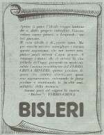 Liquore Ferro-China BISLERI - Pubblicità Del 1931 - Vintage Advertising - Advertising