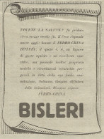 Liquore Ferro-China BISLERI - Pubblicità Del 1931 - Vintage Advertising - Advertising