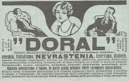 DORAL - Pubblicità Del 1930 - Vintage Advertising - Advertising