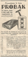 Presentiamo La Lama PROBAK - Pubblicità Del 1930 - Vintage Advertising - Publicités