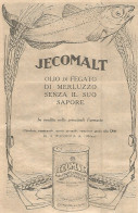 Olio Di Fegato Di Merluzzo JECOMALT - Pubblicità Del 1930 - Vintage Advert - Publicités