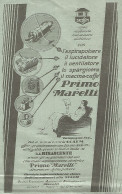 Aspirapolvere PRIMO MARELLI - Pubblicità Del 1930 - Vintage Advertising - Publicités