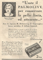 Sapone PALMOLIVE - Pubblicità Del 1930 - Vintage Advertising - Publicités