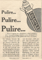 COLGATE - Pulire... Pulire... Pulire... - Pubblicità Del 1930 - Vintage Ad - Publicités