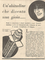 COLGATE - Un'abitudine Che Diventa Una Gioia... - Pubblicità Del 1930 - Ad - Publicités