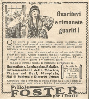 Pillole FOSTER - Ogni Figura Un Fatto - Pubblicità Del 1930 - Vintage Ad - Publicités