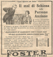 Pillole FOSTER Per I Reni - Pubblicità Del 1930 - Vintage Advertising - Publicités