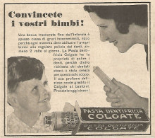 Pasta Dentifricia COLGATE - Pubblicità Del 1934 - Vintage Advertising - Reclame