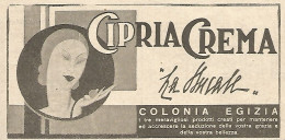 LA DUCALE - Cipria Crema - Pubblicità Del 1934 - Vintage Advertising - Reclame