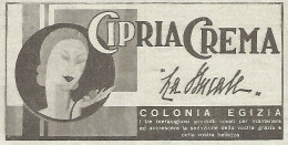 LA DUCALE - Cipria Crema - Pubblicità Del 1934 - Vintage Advertising - Reclame