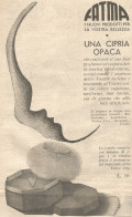 FATMA - Una Cipria Opaca ... - Pubblicità Del 1934 - Vintage Advertising - Reclame