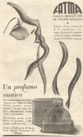 FATMA Un Profumo Esotico - Pubblicità Del 1934 - Vintage Advertising - Reclame