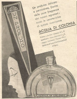 Acqua Di Colonia FATMA - Pubblicità Del 1934 - Vintage Advertising - Advertising