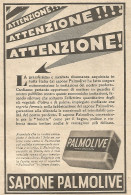 Sapone PALMOLIVE - Pubblicità Del 1934 - Vintage Advertising - Advertising