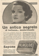 Sapone PALMOLIVE - Un Antico Segreto... - Pubblicità Del 1934 - Vintage Ad - Advertising