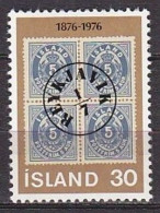 ISLANDIA 1976 - ICELAND - CENTENARIO DEL SELLO - YVERT 471** - Briefmarken Auf Briefmarken