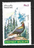 PAKISTAN. N°954 De 1997. Lophophore. - Gallinacées & Faisans