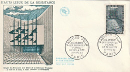 ///   FRANCE ///     ,premier Jour    -- --   Premier Jour  HAUTS LIEUX DE LA RESISTANCE - 1970-1979