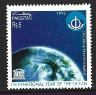 PAKISTAN. N°978 De 1998. Année Internationale De L'Océan. - Protección Del Medio Ambiente Y Del Clima