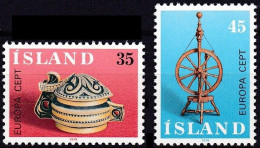 ISLANDIA 1976 - ICELAND - EUROPA CEPT - YVERT 467/468** - Nuevos