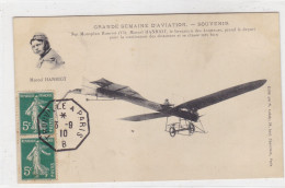 Grande Semaine D'Aviation - Souvenir Sur Monoplan Hanriot (VI) - Hanriot, Le Benjamin Des Aviateurs, Prend Le Départ.... - Airmen, Fliers